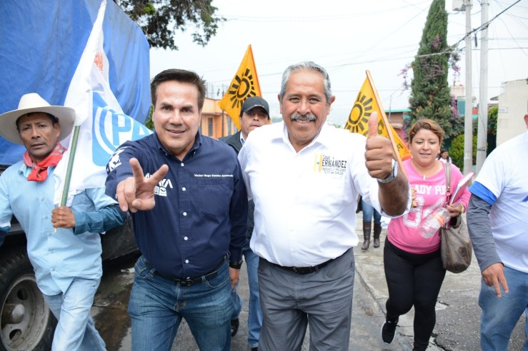 El Frente unido PAN y PRD y MC