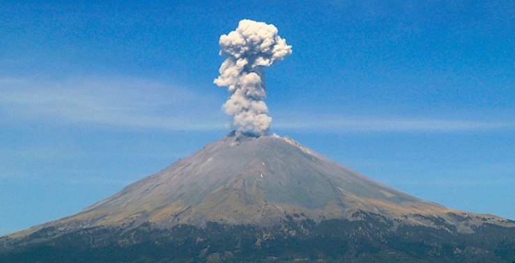 Popocatepetl Volcano Fumarole